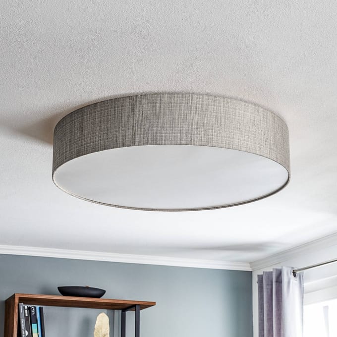 Nowodvorski Lighting Plafondlamp Turda, Ø 78 cm, grijs
