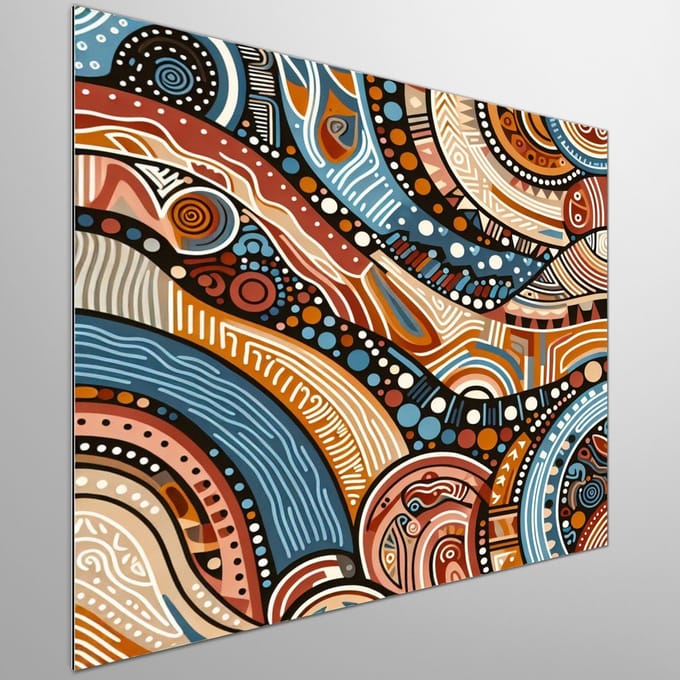 Kunstprint | Wanddecoratie | Dibond | 40 × 40 cm