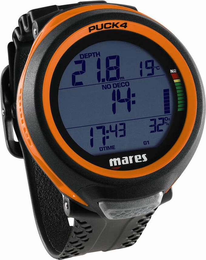 Mares Puck 4 - Duikcomputer - Bluetooth - Compact