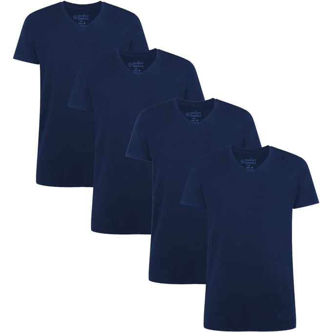 Bamboo basics T-shirt VELO Verpakking van 4