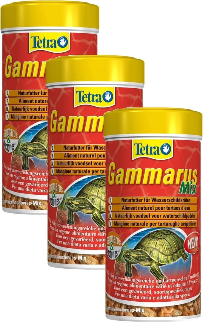 Tetra Fauna Gammarus Schildpadmix - Voer - 3 x 250 ml
