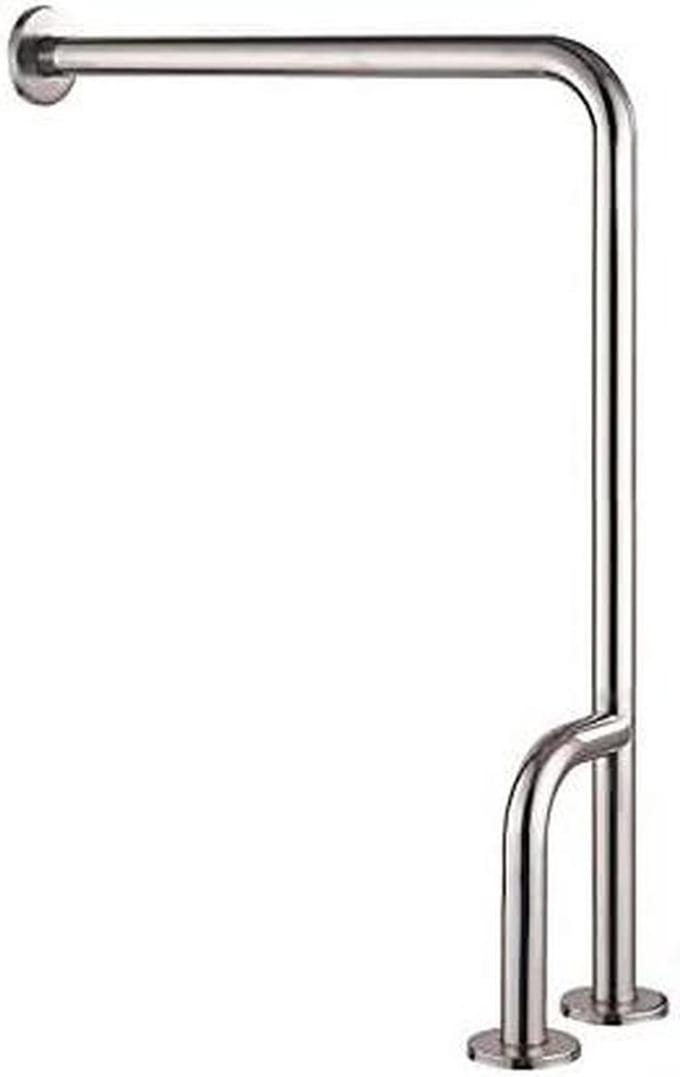 Badkamer Handgreep - Veiligheidsbeugel Douche - Valpreventie Thuis - Antislip RVS - 55x70cm - Zilver