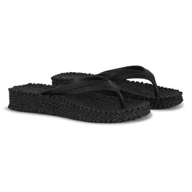 Gelaagde Sleehak Slippers Glitter Dames Ilse Jacobsen Hornbæk