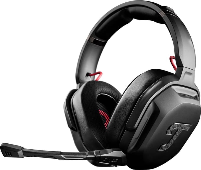 Teufel CAGE PRO - Bluetooth gaming headset - Lange batterijduur (68 h) - 7.1 Virtual Surround Sound - DTS Headphone:X® v2 - Night Black