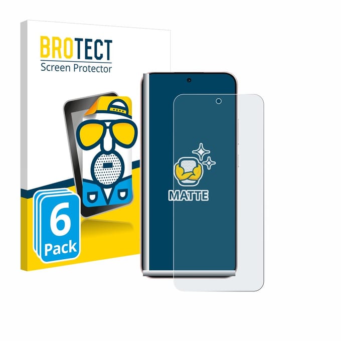BROTECT - Screenprotector voor Oppo Reno 14 - Folie Beschermfolie matte 6 Stuks