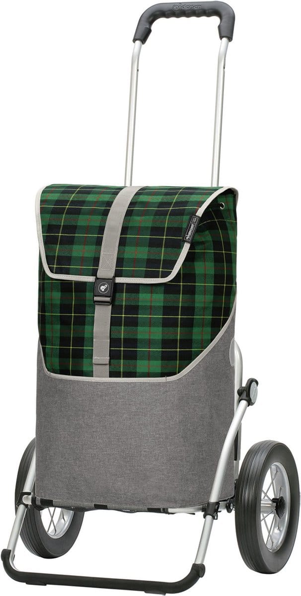 Andersen SHOPPER MANUFAKTUR Boodschappentrolley Royal Shopper Gese Green Groene 107cm