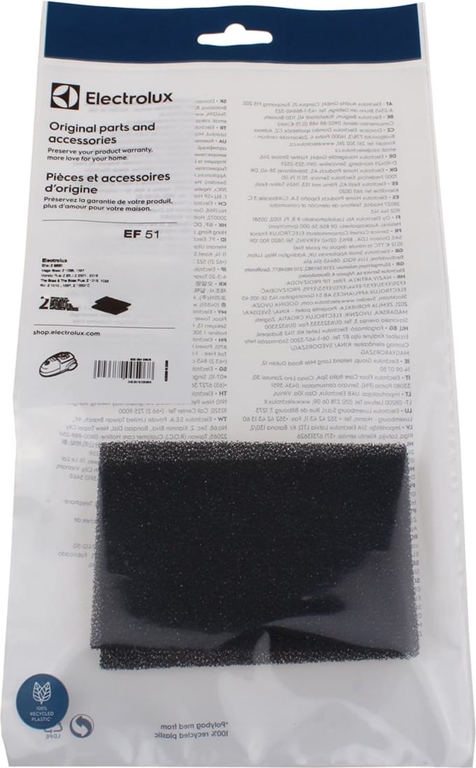 ELECTROLUX - EF51 - MOTORFILTER (2 STUKS) - 9000843293