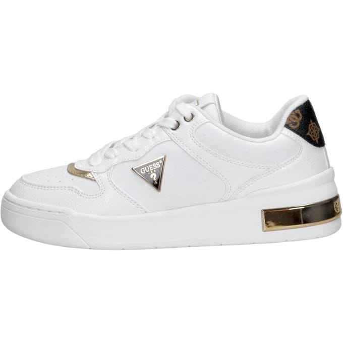 Guess Clarkz Lage sneakers - Leren Sneaker - Dames - Wit - Maat 36