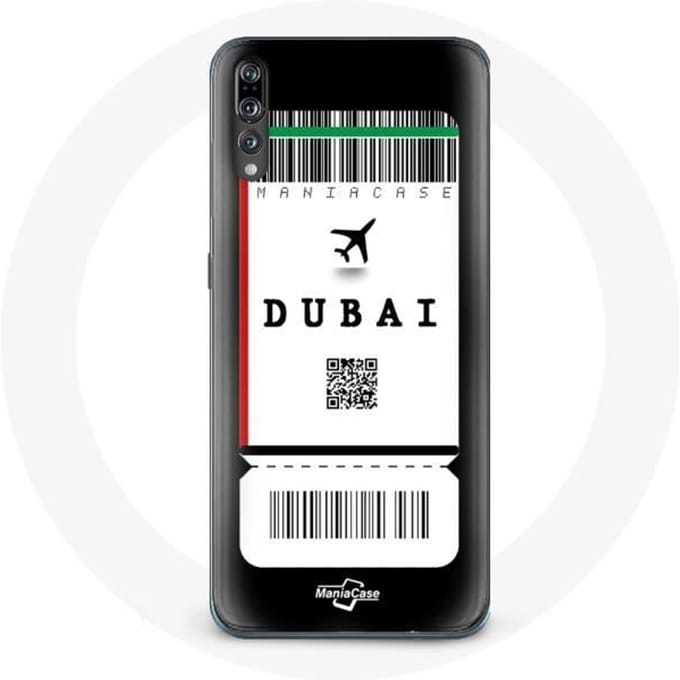 Coque - Huawei - P20 - Billet d'avion Dubai - Souple - Protection Synthétique