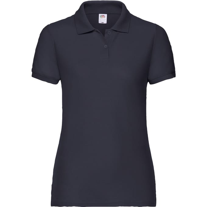 Fruit of the Loom Dames/dames 65/35 Poloshirt (Deep Navy)
