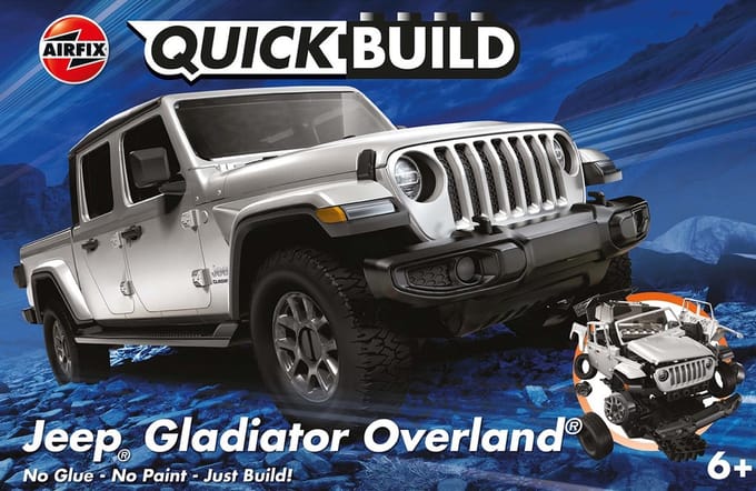 Airfix Modelbouwpakket - J6039 QUICKBUILD Jeep Gladiator JT Overland Plastic - Airfix - Modelbouw