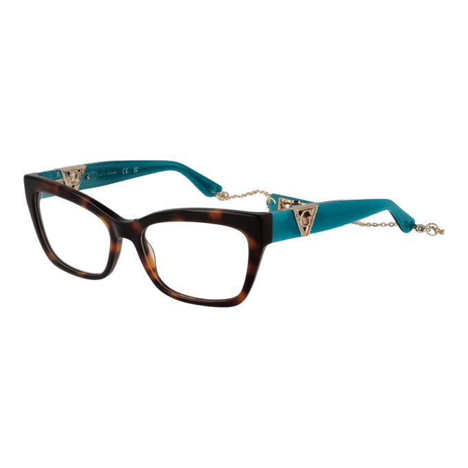 Guess Dames Bril Gu2960 056 Dark Tortoise/54-15-145 blue