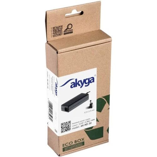 Akyga AK-ND-30 Serie - Netadapter - 12V 5,0A - 60W - 5.5x2.5 mm