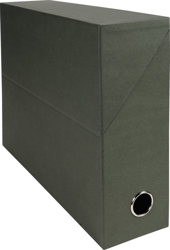Exacompta 5x Transportdoos Rug 90mm - Donkergroen - 83133E