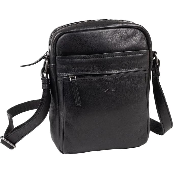 Leren schoudertas Matties Bags