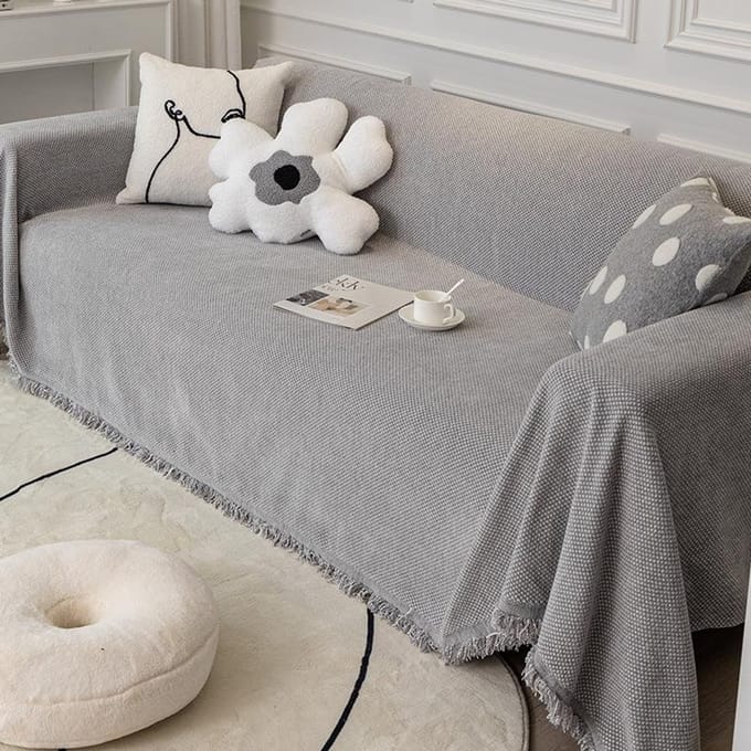 Nieuwe Anti-kattenkras Sofahoes Chenille Dubbelzijdige Sofahoes Chenille Sofahoes 180*300cm