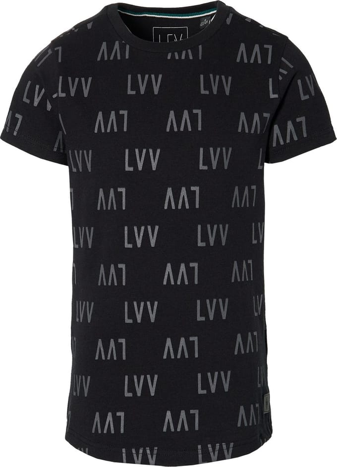 Levv shortsleeve Kai zwart voor jongens - maat 176