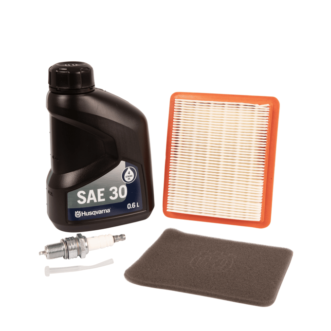 Engine oil, spark plug, air fi
