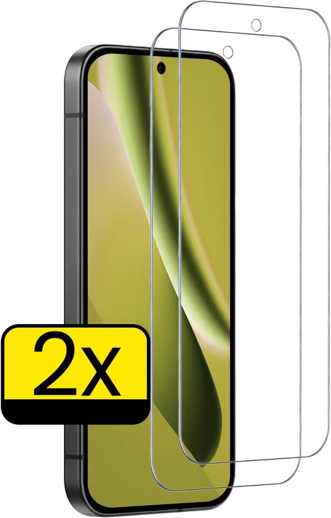 Screenprotector - Geschikt voor Google Pixel 10a - 2 Stuks - Extra Sterk - Beschermglas - Gehard Glas - Tempered Glass - Screen Protector