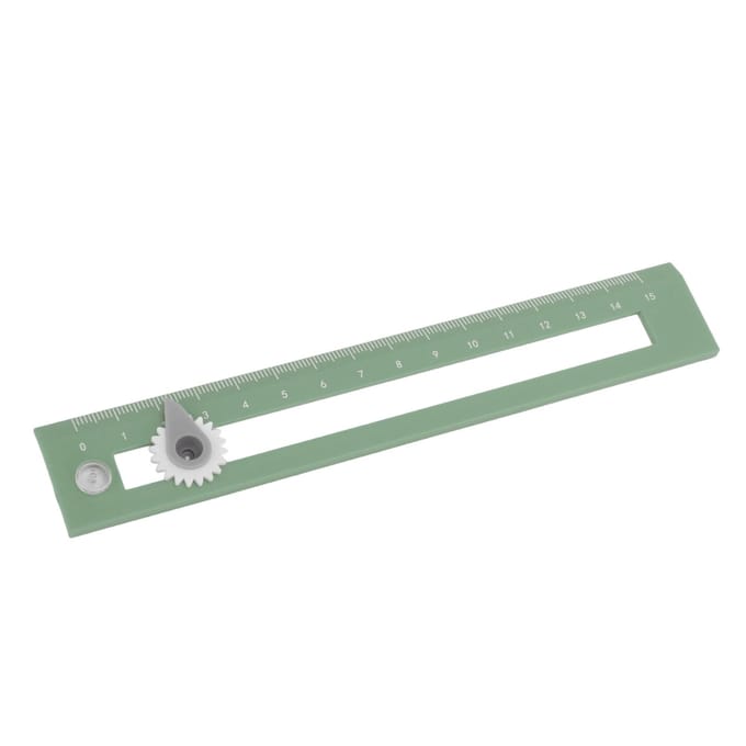 Règle Compas Deux en Un Haute Précision Outil d'Apprentissage Règle Droite Compas de Dessin Étudiant Vert vert