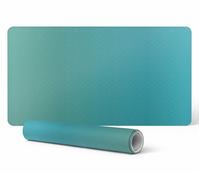 Gaming beschermmat voor toetsenbord en muis met kleurverloop, 90x45 cm