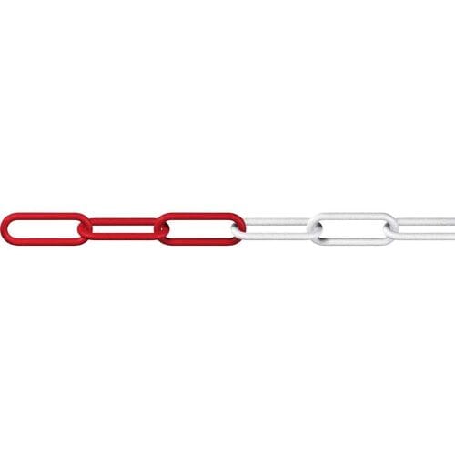 dörner + helmer 138103 Afzetketting Rood, Wit 25 m