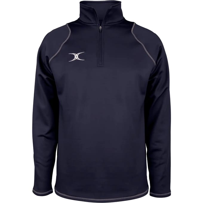 Gilbert Quest 2 1/4 Zip Flc Jnr Donker Navy - 3 - 4 Yrs