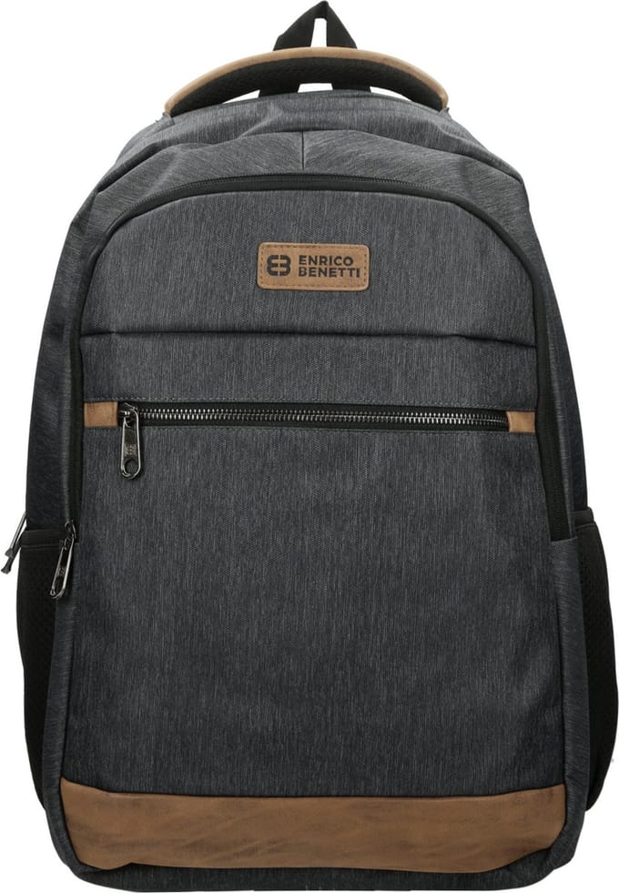 Enrico Benetti München 62121 Laptop rugzak 17" - Grijs