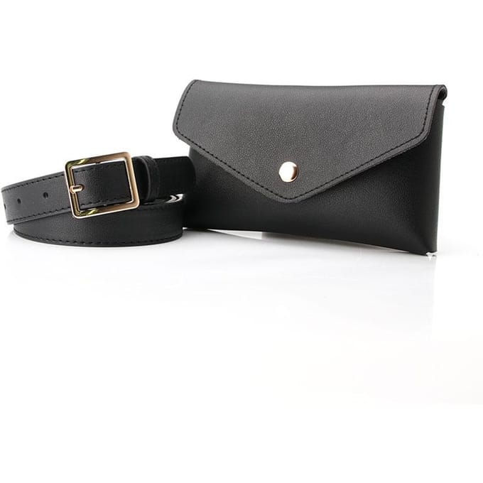Dames zwarte heuptas Casual Tas zwart