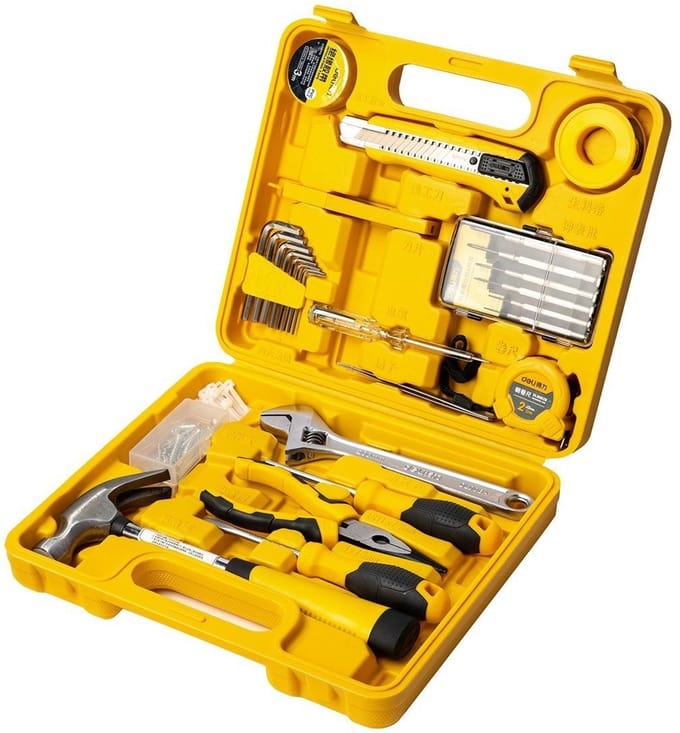 Huishoudgereedschapset 28-delig Deli Tools EDL1028J