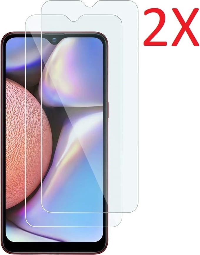 Screenprotector Geschikt voor Samsung Galaxy A10s/A50s/A30s Glazen Screenprotector 2 Stuks