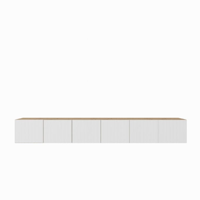 TV-kast Noe 300 (3x100) cm (artisan + wit)