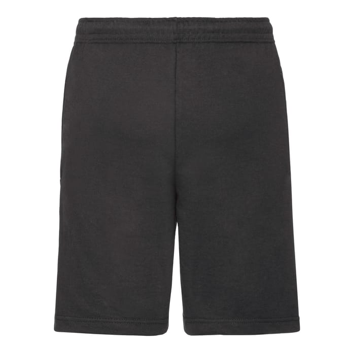 Fruit of the Loom Heren Lichtgewicht Shorts (Zwart)