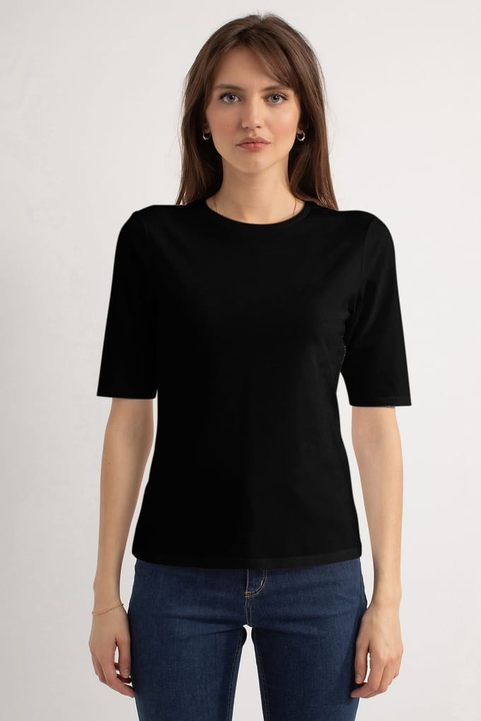 Josephine & Co Hazel Ms T-shirt Black Größe: S | Hemden Outlet | Damen | Schwarz