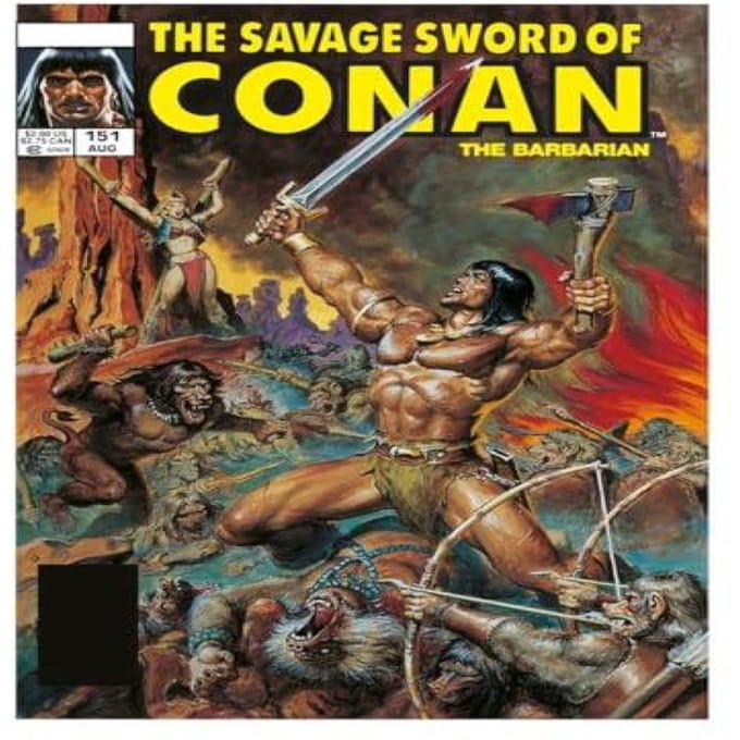 Het Wilde Zwaard Van Conan De Originele Comics Omnibus Deel 11 door Doug Moench Hardback Boek 9781787744974