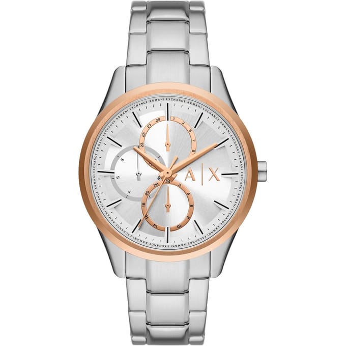 Armani Exchange Dante AX1870 Horloge - Staal - Zilverkleurig - Ø 42 mm