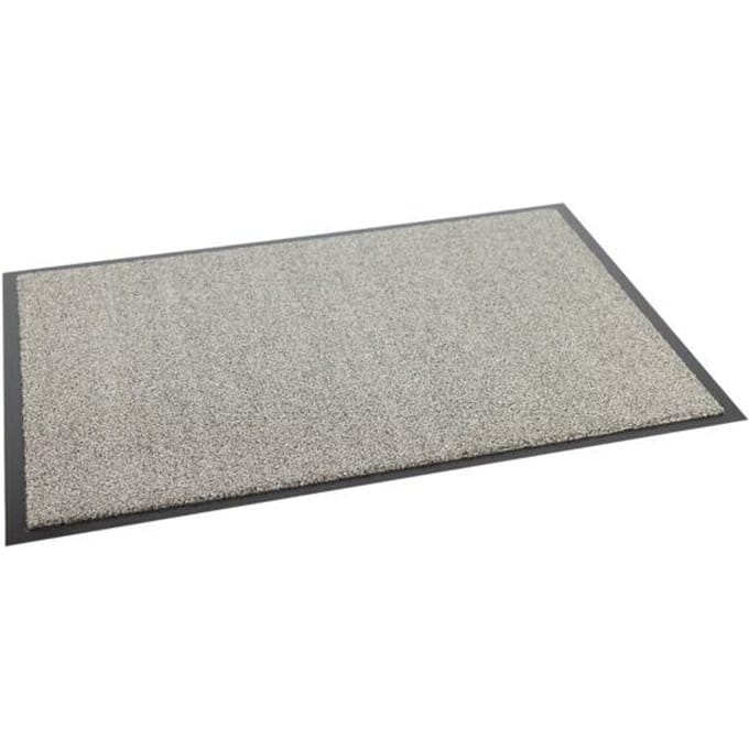Miltex vuilopvangmat Eazycare Duet, voor binnen, 900 x 600 mm, polyamide, kwartsgrijs