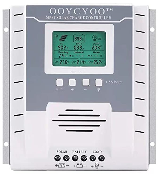 MPPT Laadregelaar 60A met Automatische Detectie voor 12V/24V PV Systemen