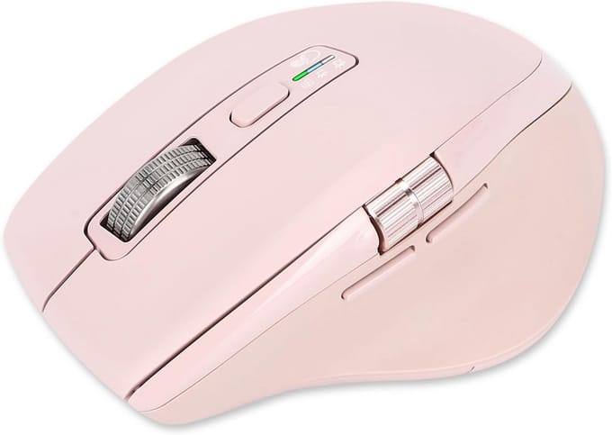 Ergonomische Draadloze Bluetooth Muis met Zij- en Duimwiel - Stil en Multi-Apparaat