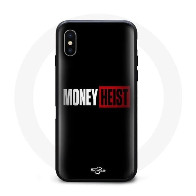 Coque - La Casa De Papel - Iphone XS Max - Souple - Noir - Design inspiré de Money Heist