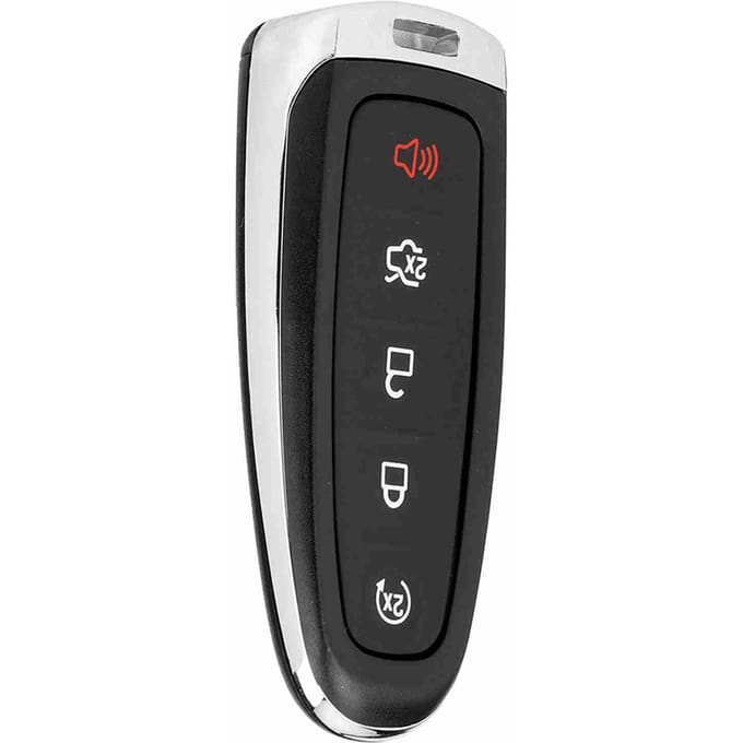 Coque de protection de clé de voiture télécommandée de remplacement pour Ford Edge Explorer 2011 2015 B8 black