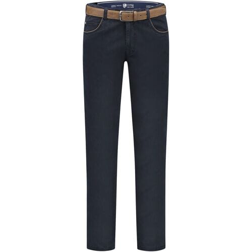 Com4 Broek Swing Front Uni Cotton Perma Perma Navy / male