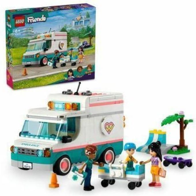 LEGO 42613 Friends Heartlake City ambulance Speelgoed met Mini Poppetjes en Skateboard