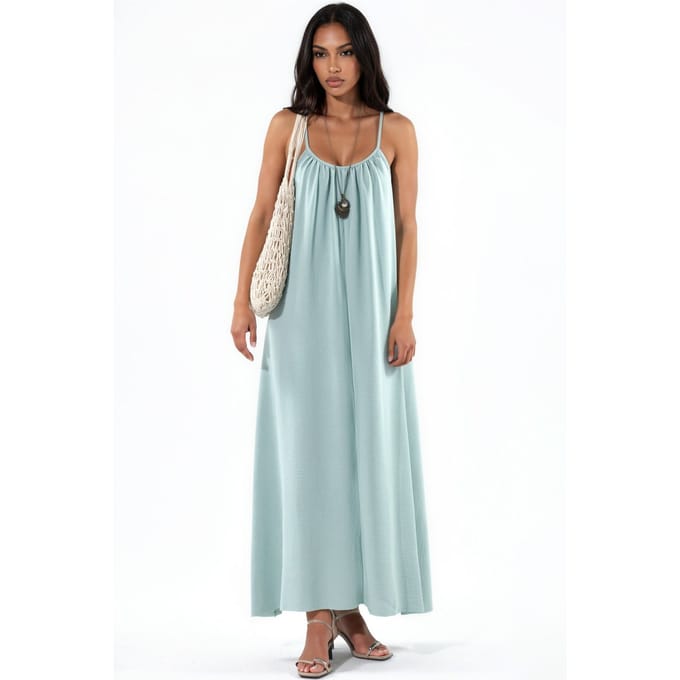 Ontspannen Pas Maxi Woven Jurk