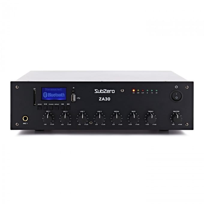 SubZero 30W 100V Line Mixer Amplifier