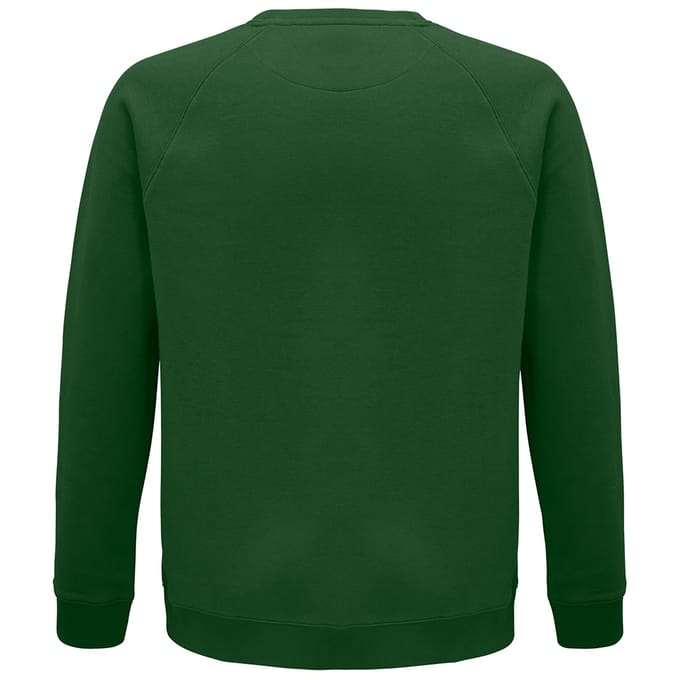 SOLS Unisex Adult Space Organic Raglan Sweatshirt (Fles groen)