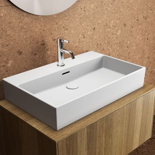 Ideal Standard washbasin 70 cm, 1 tap hole, with overflow T372801