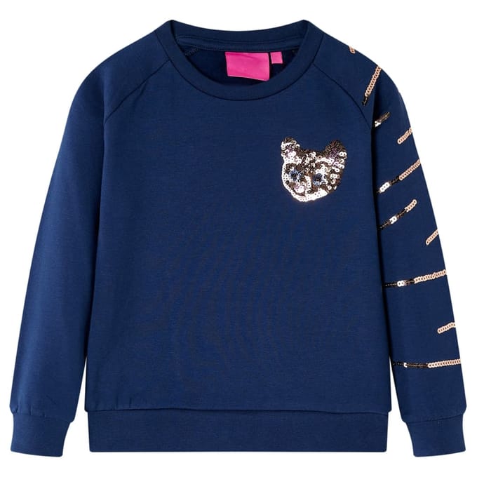 vidaXL - Kindertrui - 128 - marineblauw