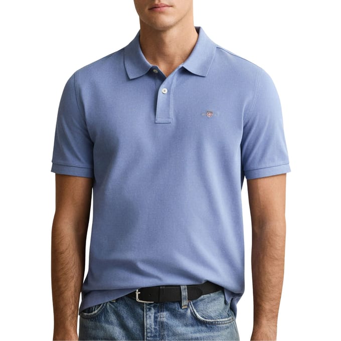 Gant Shield Pique Polo Heren - Maat M