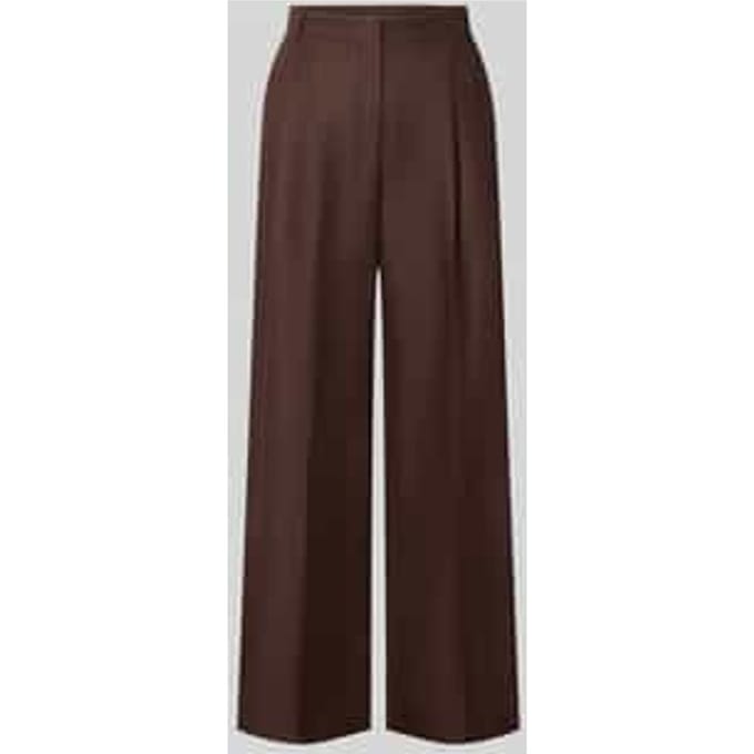 Relaxed fit stoffen broek van katoenmix